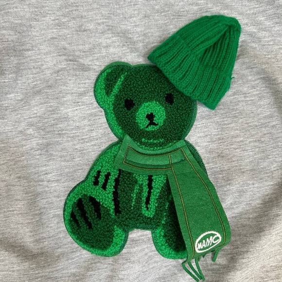 Boy's 2-Piece Beanie Bear Crew Neck Sweatshirt & Trendy Pants - Picture 4 of 14